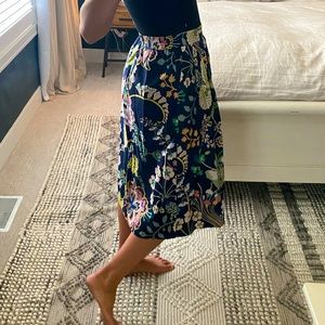 Jcrew elastic waist skirt
